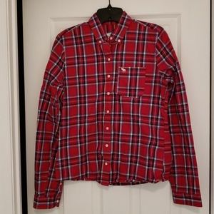 Womens plaid button down